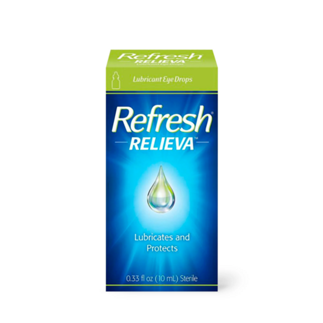 Refresh Relieva Lubricant Eye Drops, 0.33 Fl Oz (10ml) Sterile - GOODSZON Discount Store