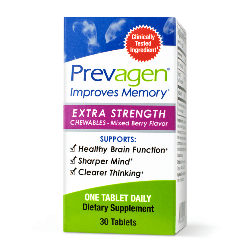 Prevagen Improves Memory Extra Strength Mixed Berry Chewable tablets 30 Ct - GOODSZON Discount Store