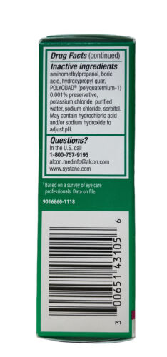 Alcon Systane Ultra Lubricant Eye Drops 10 ml Exp 2025 Pack of 2 - GOODSZON Discount Store