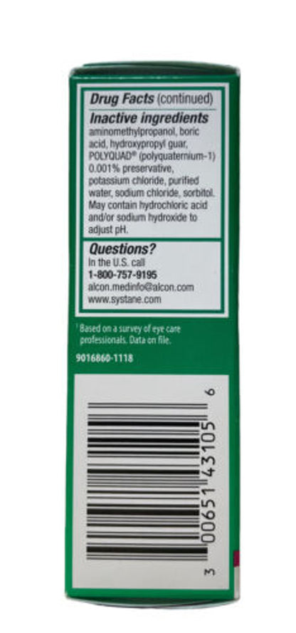 Alcon Systane Ultra Lubricant Eye Drops 10 ml рack of 2 - GOODSZON Discount Store