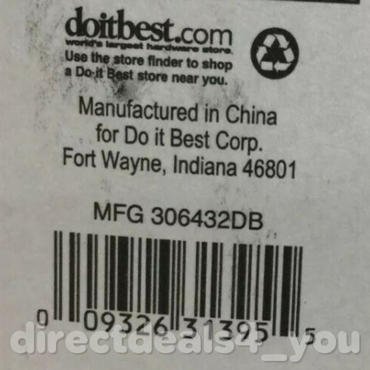 Do It 1" Screwdriver Bit Slotted Size #10 - 12 376663 Pack of 6 - GOODSZON Discount Store