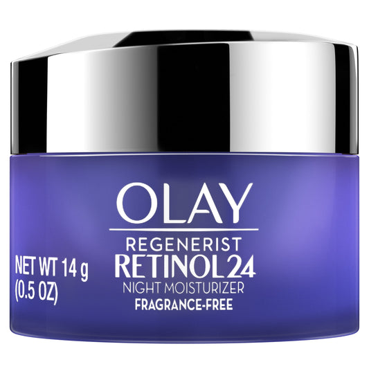 Olay Regenerist Retinol 24 + Peptide Night Face Moisturizer, Fragrance-Free, Trial Size 0.5 oz - GOODSZON Discount Store
