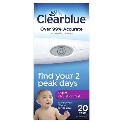 Clearblue Digital Ovulation Predictor Kit, 20 Digital Ovulation Tests - GOODSZON Discount Store
