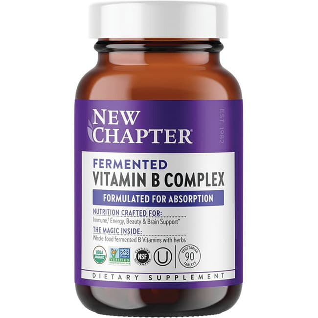 New Chapter Fermented Coenzyme B Complex - 90 Vegan Tablets - GOODSZON Discount Store