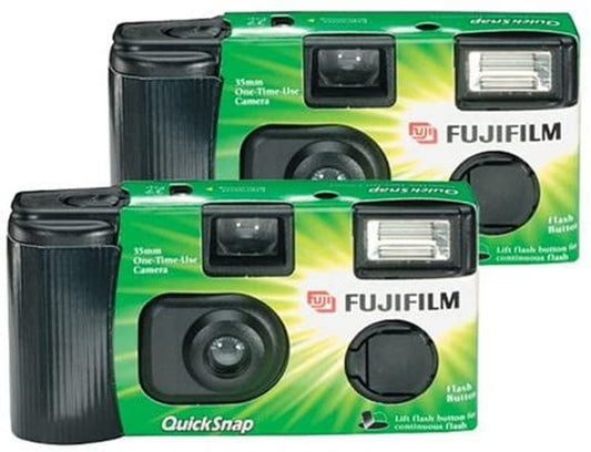Fujifilm Quicksnap Flash 400 Single-Use Camera With Flash (2 Pack) - GOODSZON Discount Store