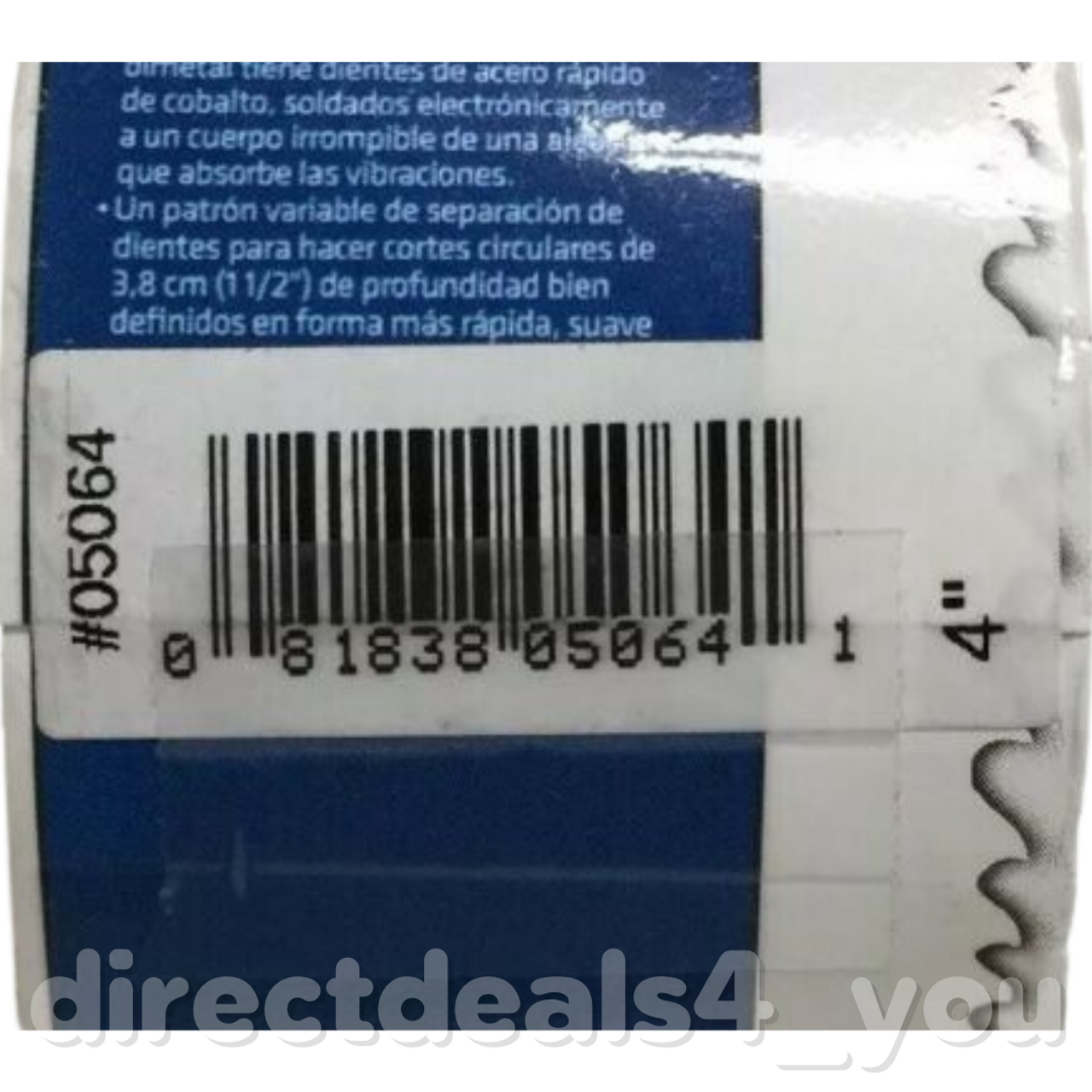 CENTURY DRILL & TOOL 05064 4" Bi-Metal Shark Tooth Hole Saw - GOODSZON Discount Store