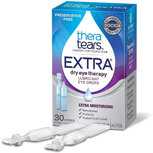 2Pack Extra Dry Eye Therapy Lubricant Eye Drops Preservative (60) 01/2025 - GOODSZON Discount Store