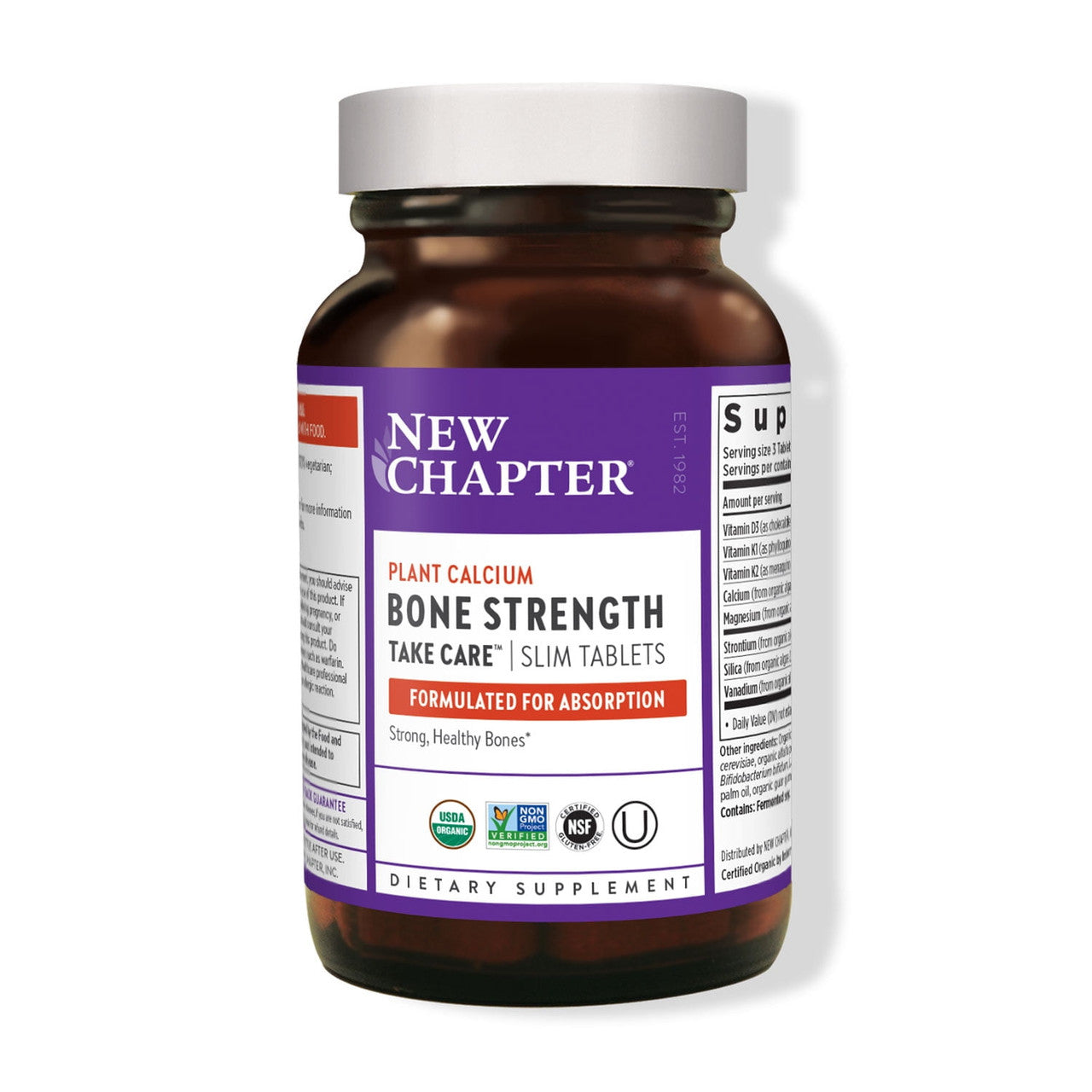 New Chapter Bone Strength Take Care - 60 Slim Tablets - GOODSZON Discount Store