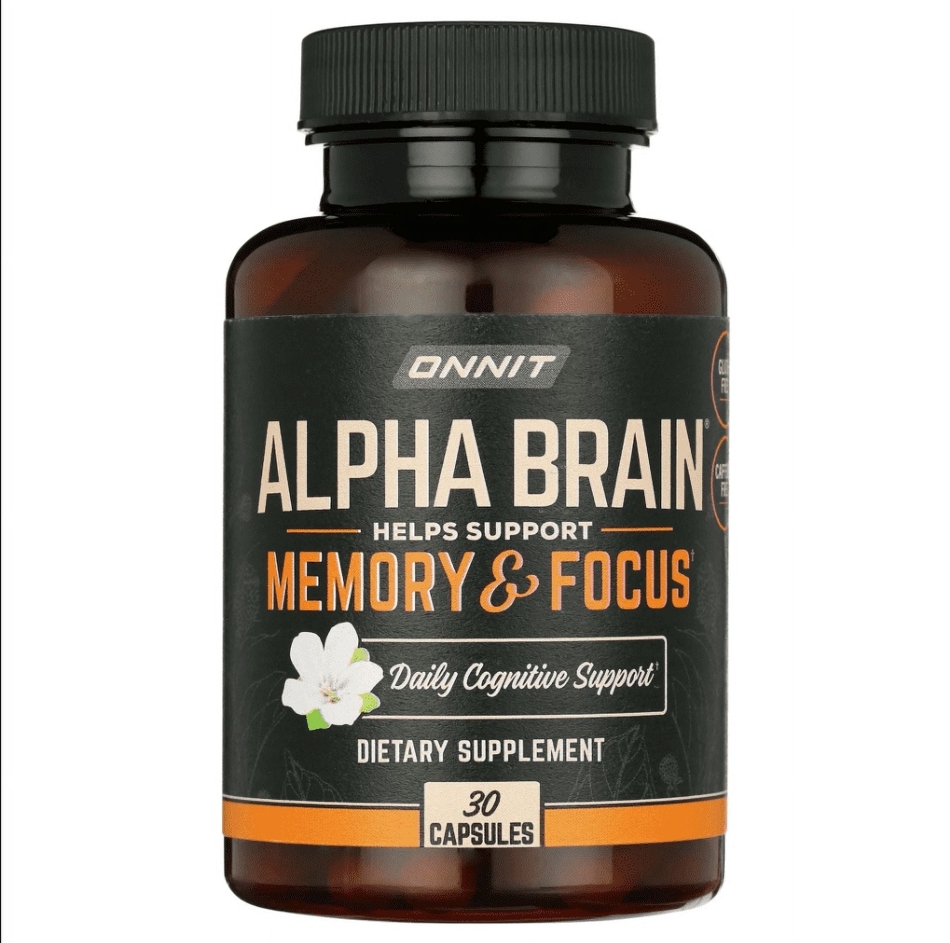 Memory and Focus supplement with Bacopa extract, 30 Capsules - GOODSZON Discount Store