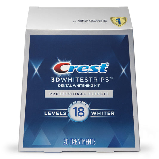 Crest 3D Whitestrips Professional Effects At-home Teeth Whitening Kit, 20 Treatments - GOODSZON Discount Store