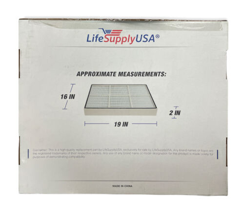 LifeSupplyUSA HEPA Filter Replacement Compatible with Whirlpool Whispure 1183054 - GOODSZON Discount Store