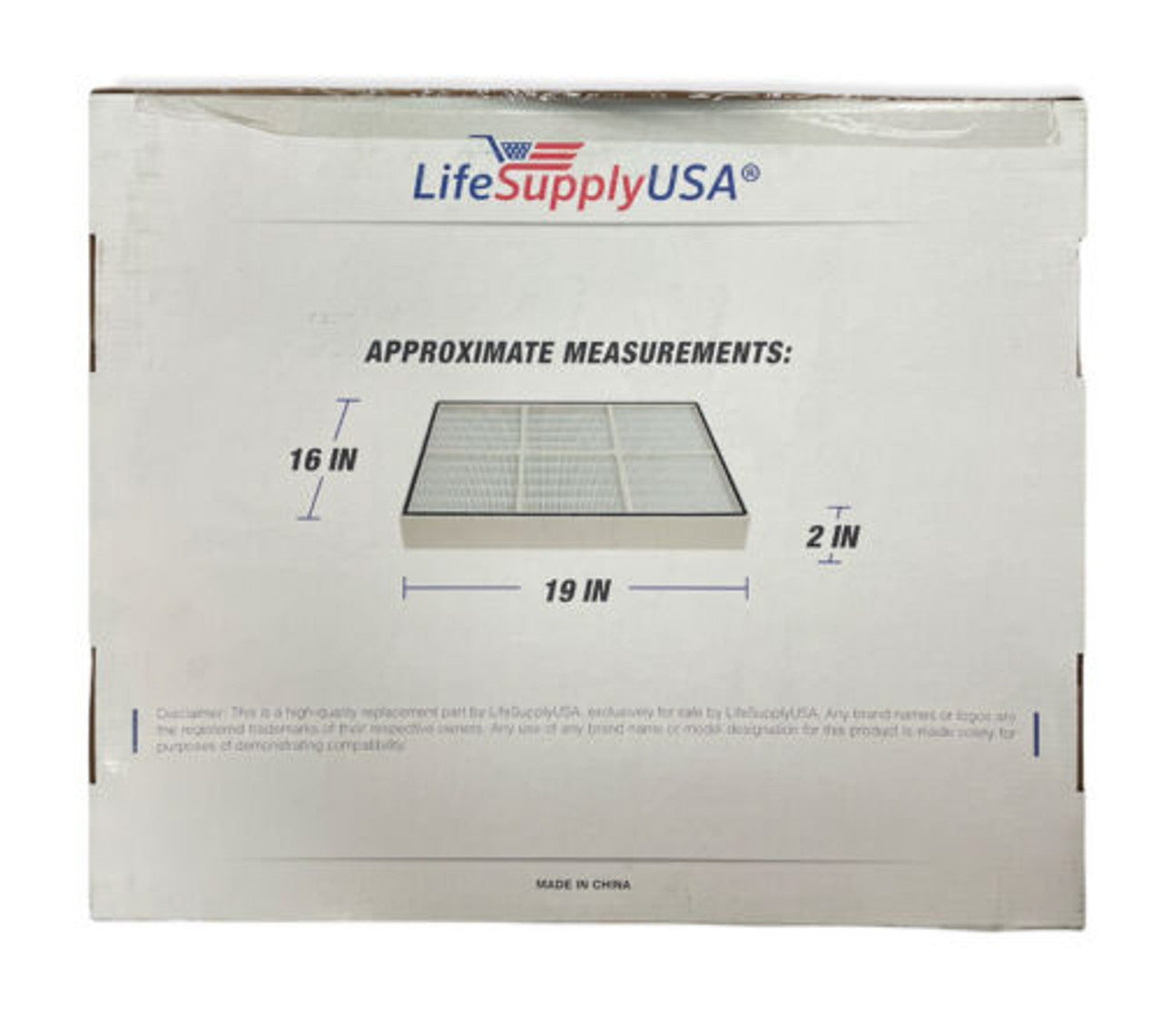 LifeSupplyUSA HEPA Filter Replacement Compatible with Whirlpool Whispure 1183054 - GOODSZON Discount Store