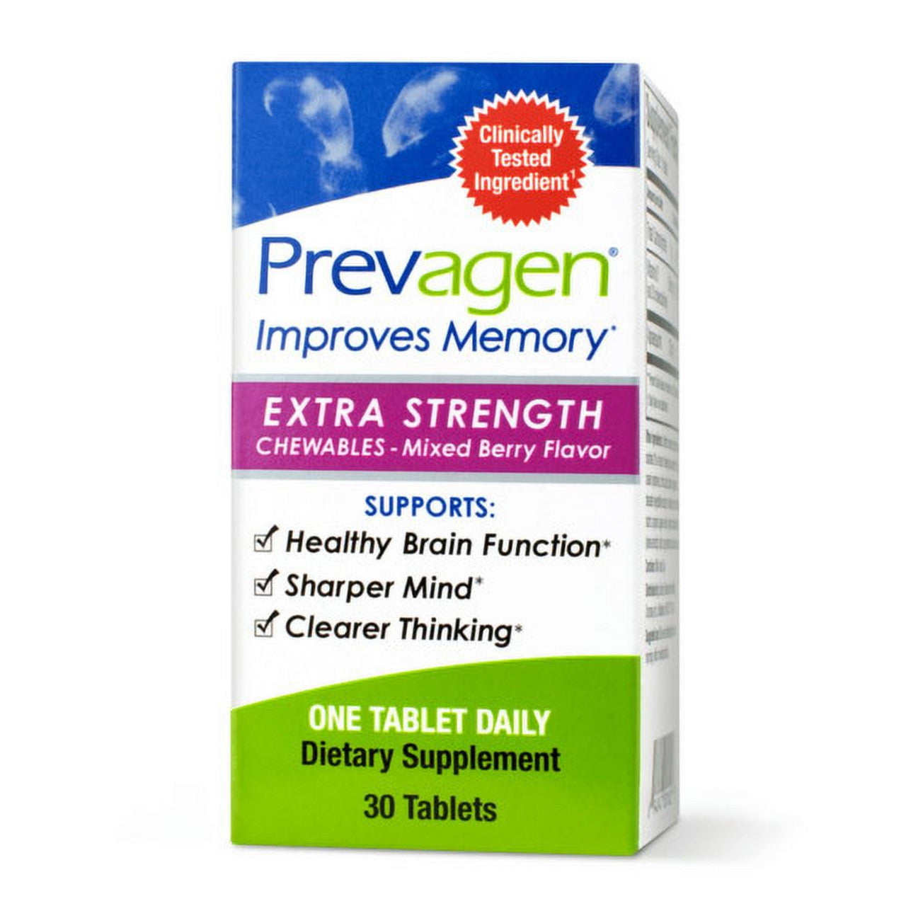 Improves Memory Extra Strength Mixed Berry Chewable tablets 30 Ct - GOODSZON Discount Store
