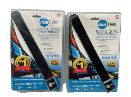 Clear TVKey HDTV Digital Indoor Antenna Pack of 2 - GOODSZON Discount Store