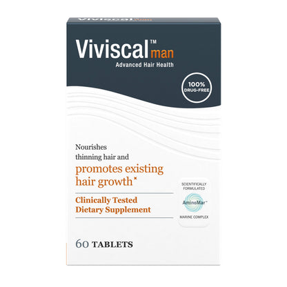 Viviscal Man Hair Growth Supplement, 60 Tablets - GOODSZON Discount Store