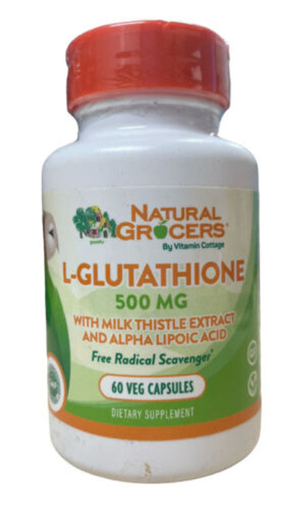 Natural Grocers L-Glutathione 500mg 60 veg caps - GOODSZON Discount Store
