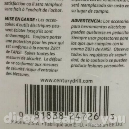 CENTURY DRILL & TOOL #24726 13/32" Black Oxide Drill Bit Pack of 2 - GOODSZON Discount Store