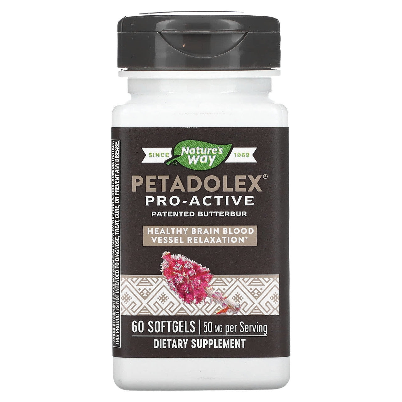 Nature's Way Petadolex Pro-Active Blood ()Vessel Health with Butterbur, 50 mg per serving, 60 Softgels - GOODSZON Discount Store