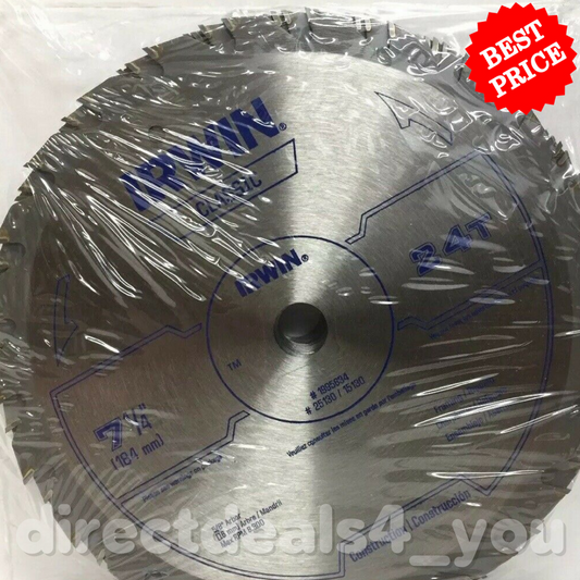 Classic Circular Saw Blade Framing Ripping 24T 7-1/4 in Pack of 10 - GOODSZON Discount Store