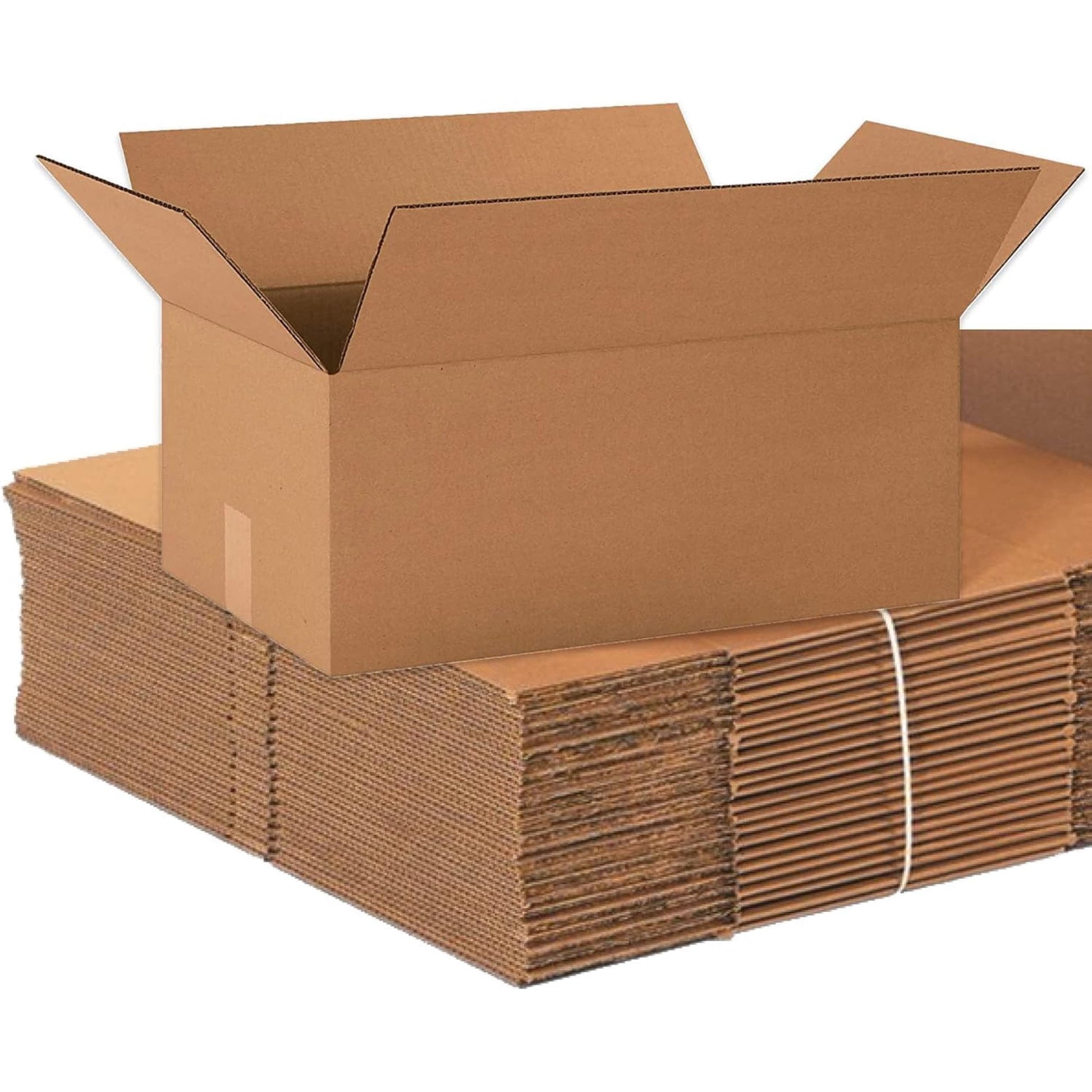 Medium Shipping Boxes 19"L x 13"W x 10"H, 25-Pack | Durable Corrugated Cardboard for Packing, Moving & Storage - GOODSZON Discount Store