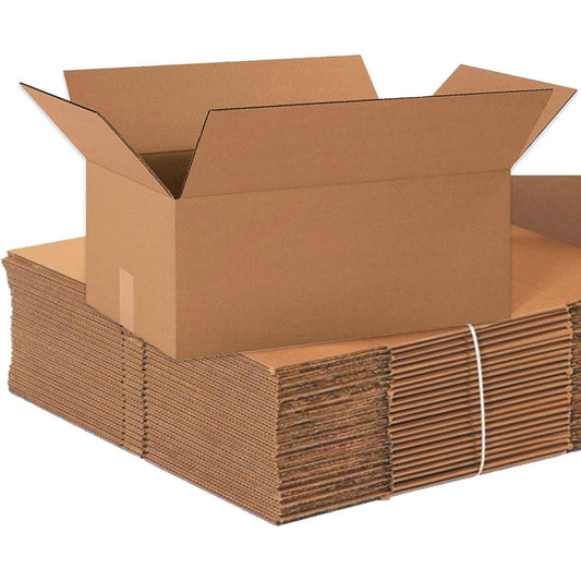 Medium Shipping Boxes 19"L x 13"W x 10"H, 25-Pack | Durable Corrugated Cardboard for Packing, Moving & Storage - GOODSZON Discount Store