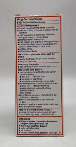 (2 Pack) Children's Motrin -Ibuprofen 100mg Original Berry -8 Oz Exp 2026 - GOODSZON Discount Store