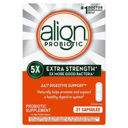 Align Probiotic Extra Strength, 21 Capsules - GOODSZON Discount Store