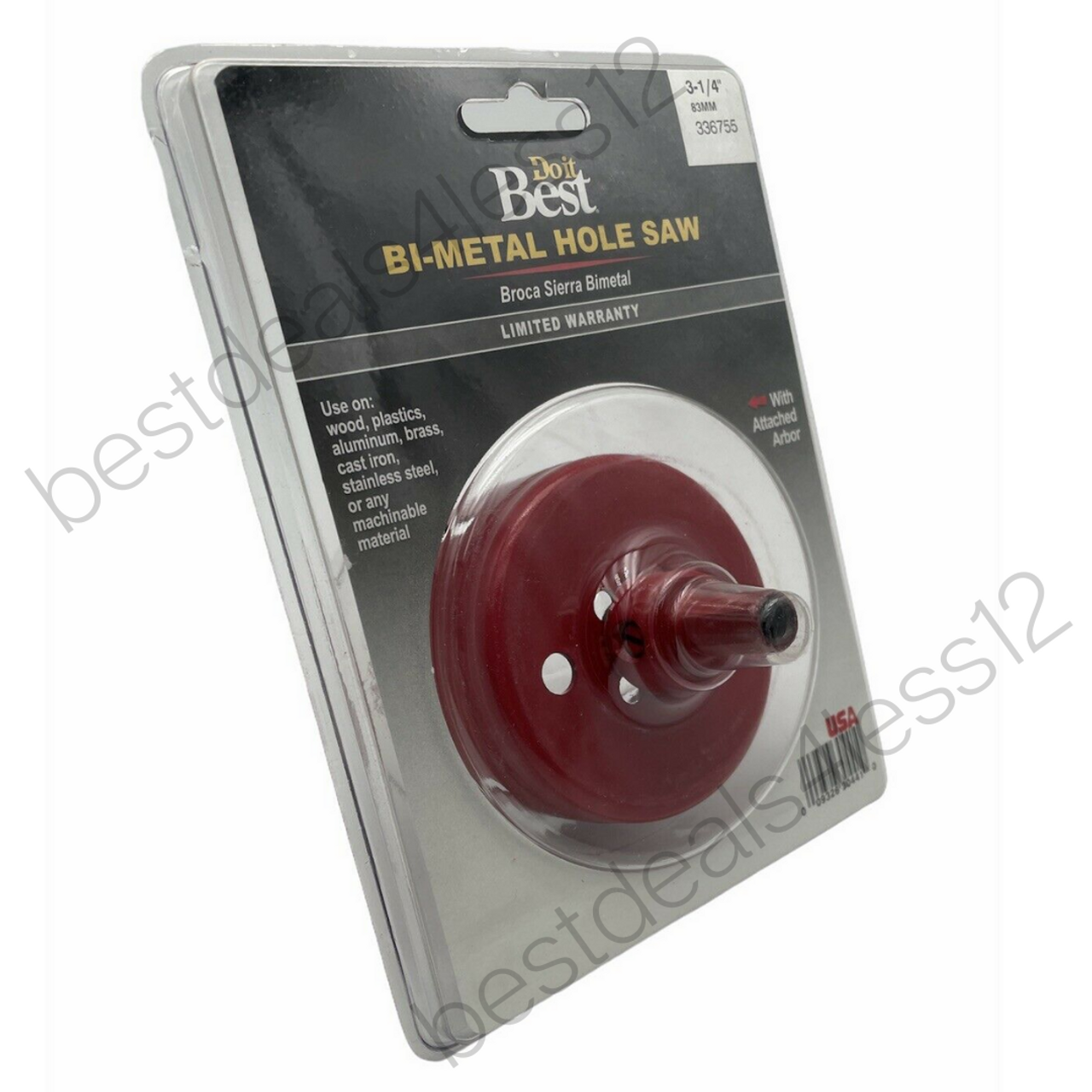 Do It Best 336755 Bi Metal Hole Saw 3-1/4" 83mm - GOODSZON Discount Store