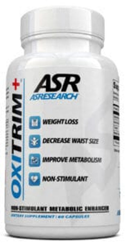 OXITRIM+ ASRESEARCH 60 CAPSULES Weight Loss Energy - GOODSZON Discount Store