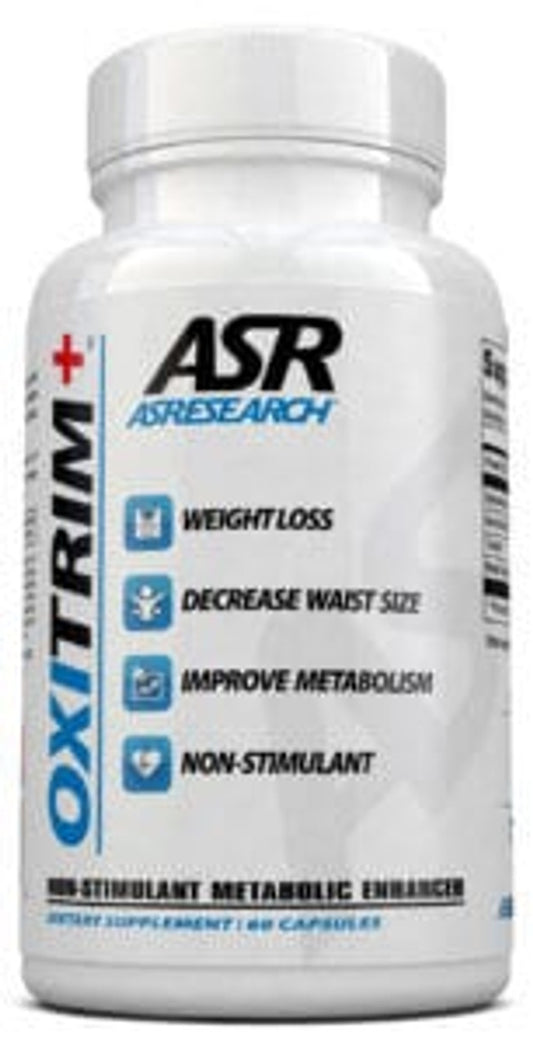 OXITRIM+ ASRESEARCH 60 CAPSULES Weight Loss Energy - GOODSZON Discount Store