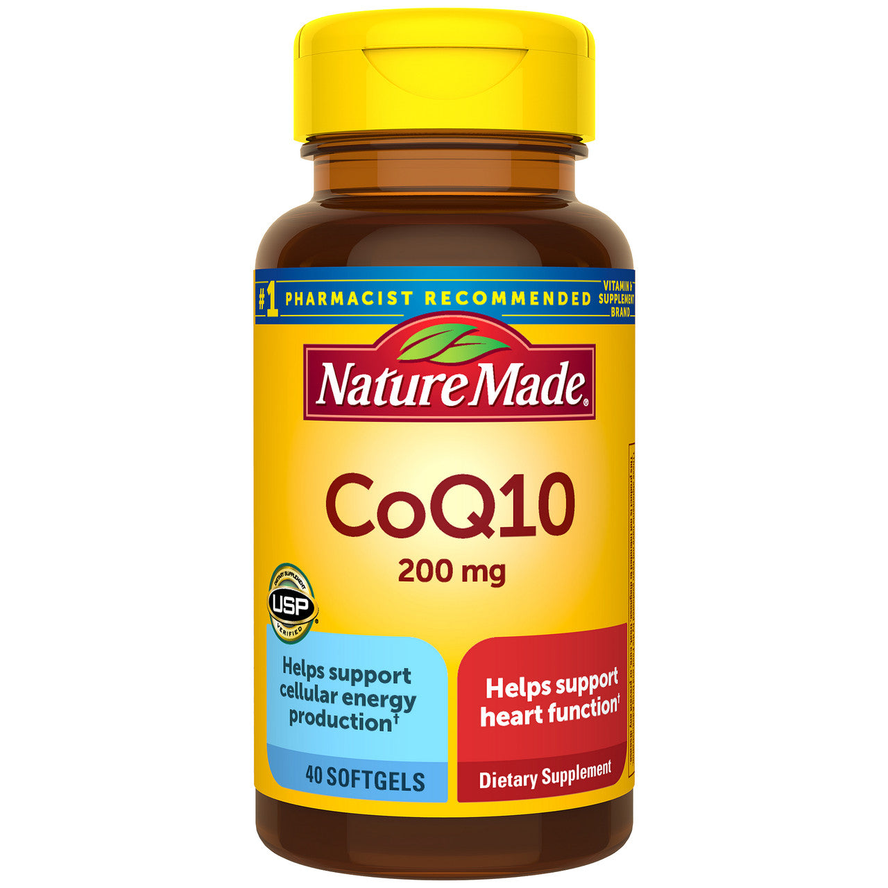 Nature Made CoQ10 200 mg Softgels, 40 Count, Dietary Supplement - GOODSZON Discount Store
