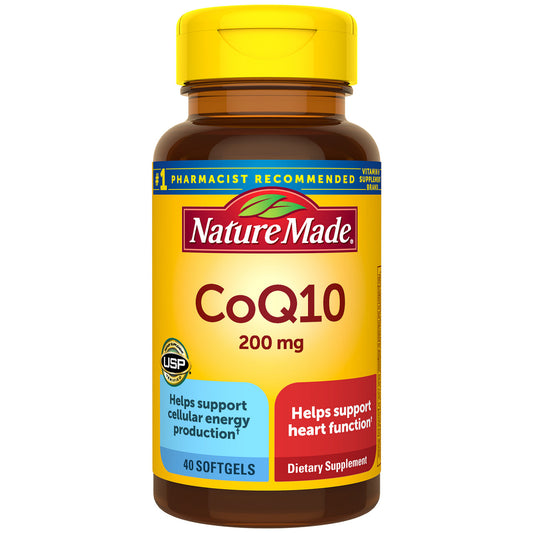 Nature Made CoQ10 200 mg Softgels, 40 Count, Dietary Supplement - GOODSZON Discount Store