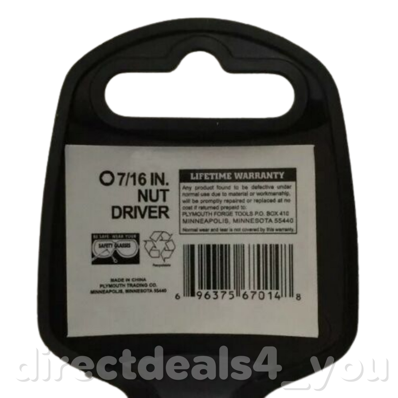 Plymouth Forge 67014P 7/16" Nut Driver Pack of 6 - GOODSZON Discount Store