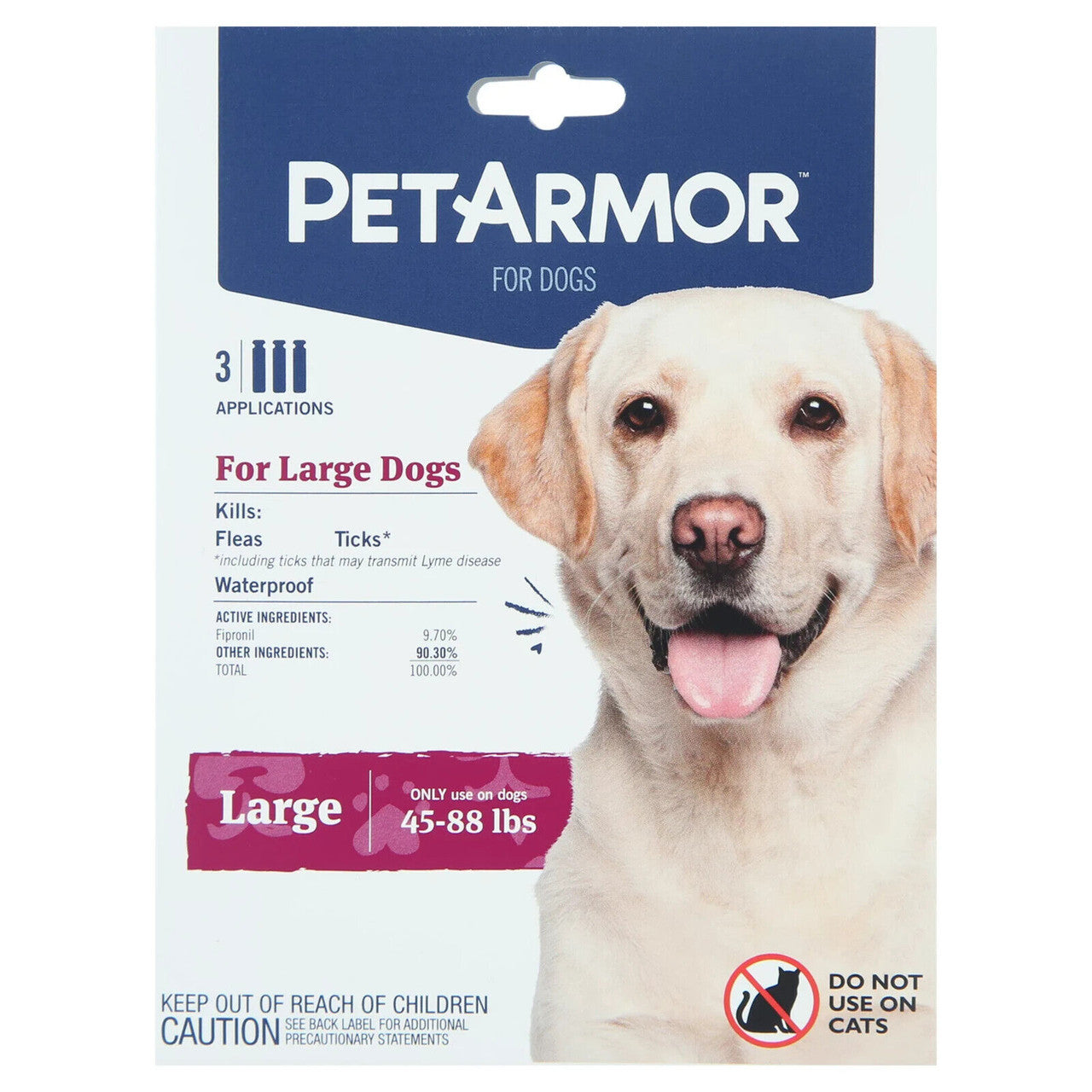 PetArmor Flea & Tick Prevention for Dogs (45-88 lbs), 3 Treatments - GOODSZON Discount Store