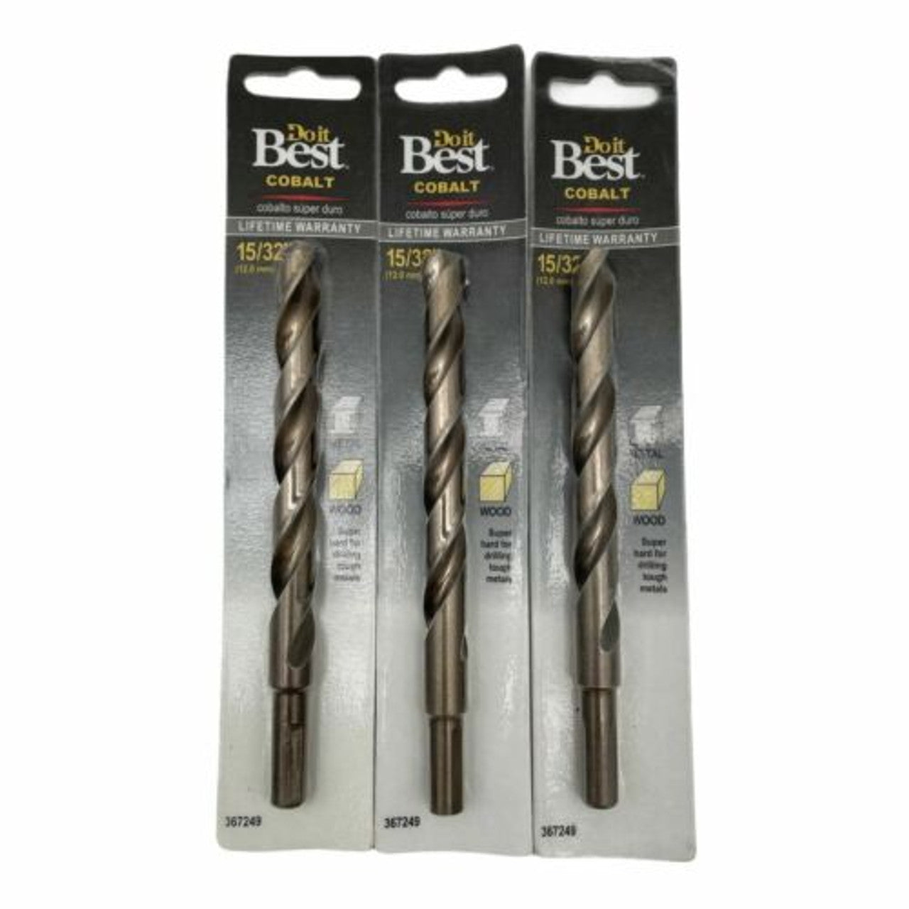Do it Best Cobalt Drill Bit 15/32 (Pack of 3) - GOODSZON Discount Store