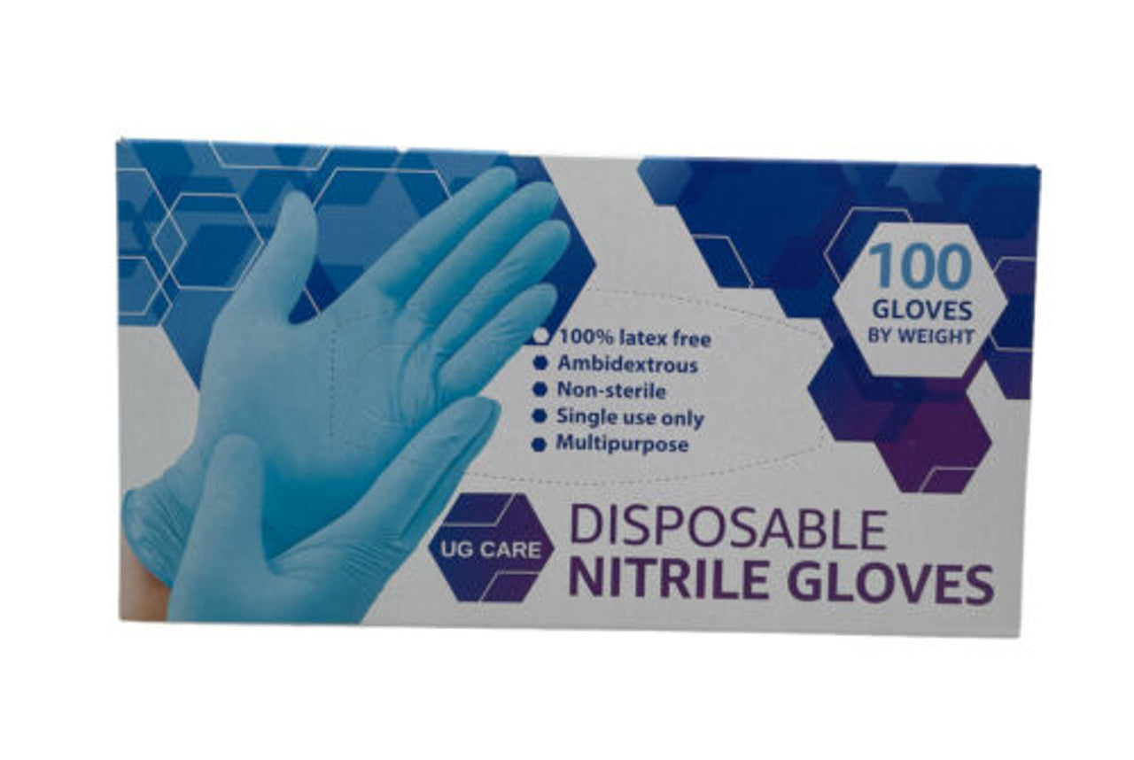 UG Care Disposable Nitrile Gloves Medium 500 pc - GOODSZON Discount Store