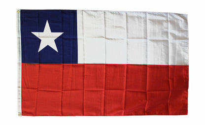 Chile - 3' x 5' Polyester Flag (Lot of 2) - GOODSZON Discount Store