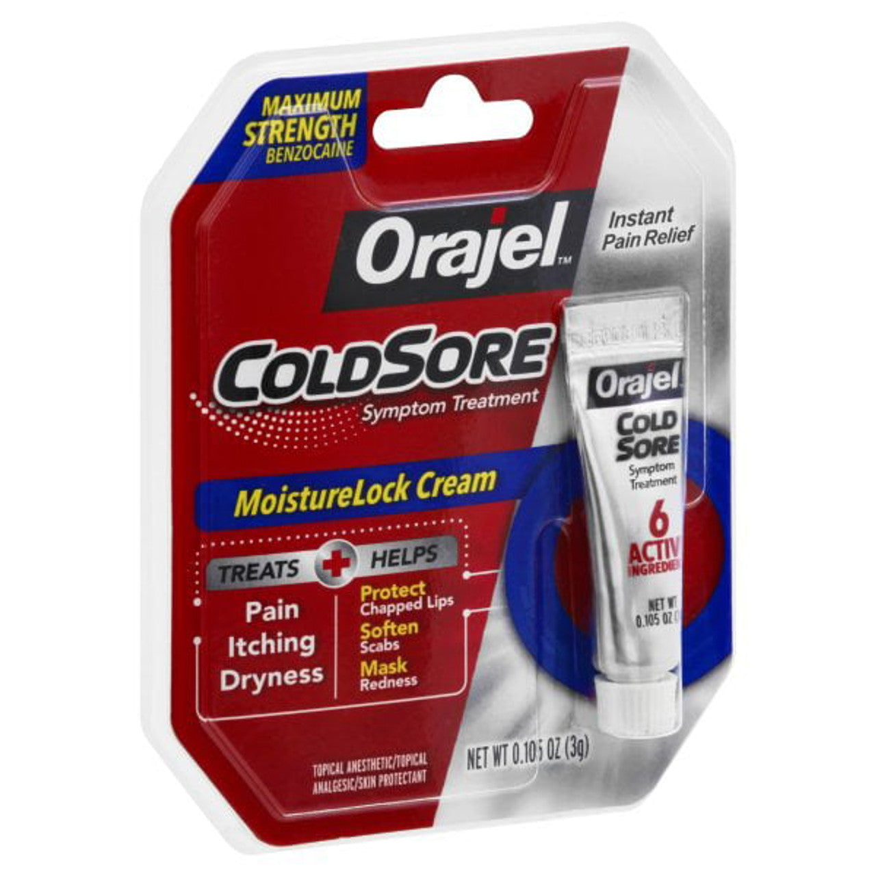 Orajel™ Moisturelock Formula for Cold Sores 0.105 oz. Pack - GOODSZON Discount Store