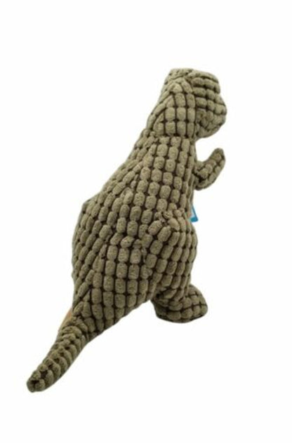 Petpany Dog Squeaky Toy Soft Pet Chewing plush Toy with Dinosaur Shape Squeaky - GOODSZON Discount Store