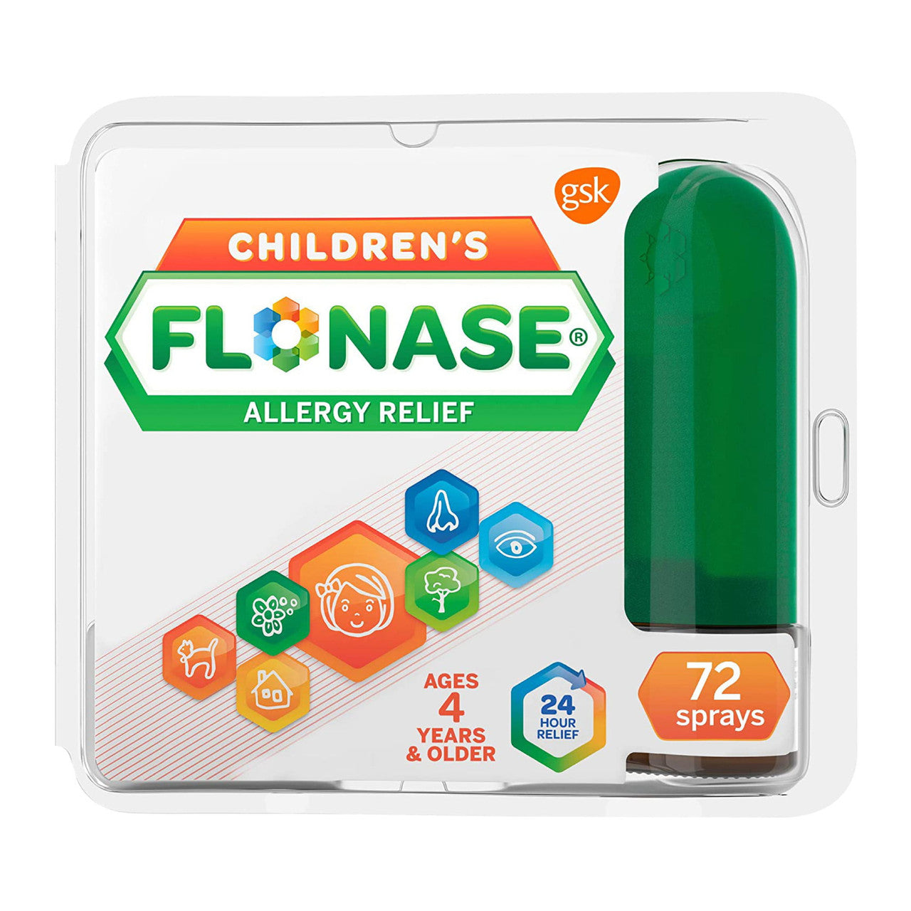 Flonase Allergy Relief 24 Hour Non-Drowsy Metered Nasal Spray, 72 Sprays - GOODSZON Discount Store