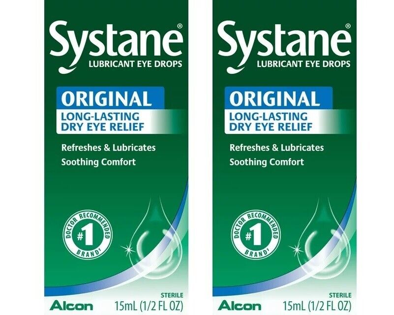 Systane Lubricant Eye Drops, 0.5 fl oz bottle Pack of 2 Exp 05/2024 - GOODSZON Discount Store