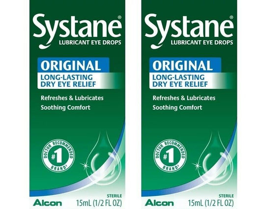 Systane Lubricant Eye Drops, 0.5 fl oz bottle Pack of 2 Exp 05/2024 - GOODSZON Discount Store