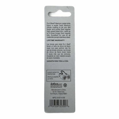 Do It Titanium 1/16" 325694 Drill Bit (Pack of 5) - GOODSZON Discount Store