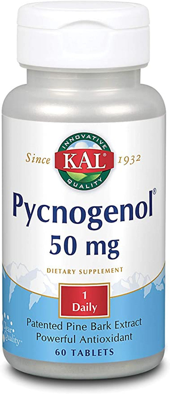 Kal - Pycnogenol, Tablet (Btl-Plastic) 50mg 60ct - GOODSZON Discount Store