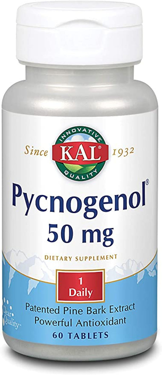 Kal - Pycnogenol, Tablet (Btl-Plastic) 50mg 60ct - GOODSZON Discount Store