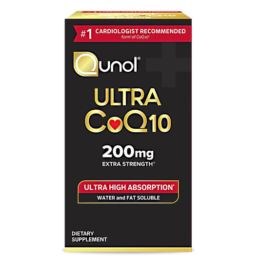 Qunol Ultra CoQ10(200mg)Extra Strength-Ultra High Absorption 45 Soft Gels - GOODSZON Discount Store