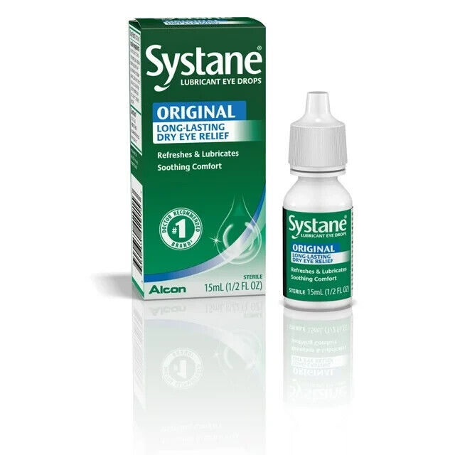 Systane Lubricant Eye Drops, 0.5 fl oz bottle Pack of 2 Exp 05/2024 - GOODSZON Discount Store