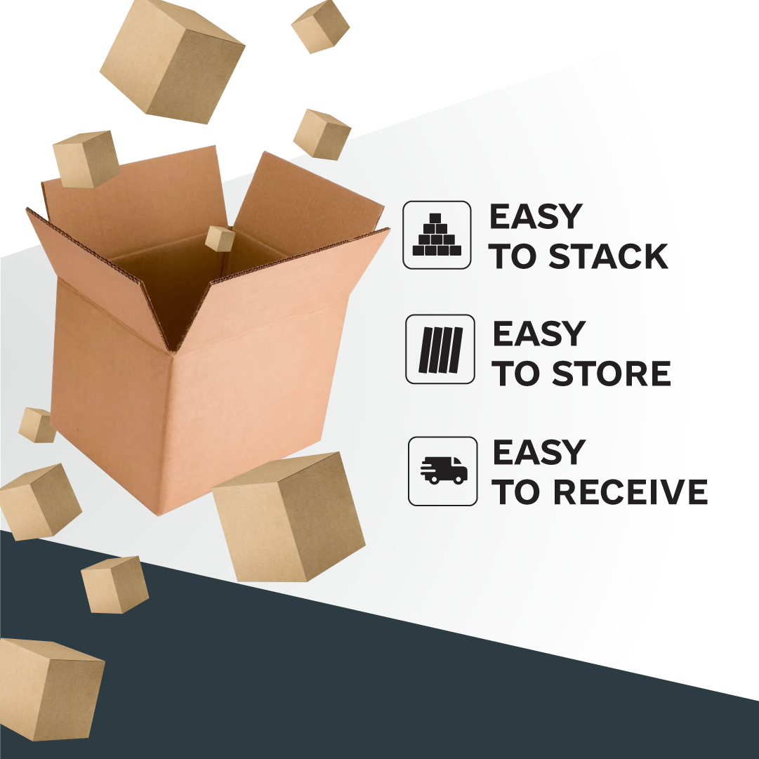 Small Boxes for Shipping 6"L x 4"W x 3"H Set of 100PCS Mailing, Packing - GOODSZON Discount Store