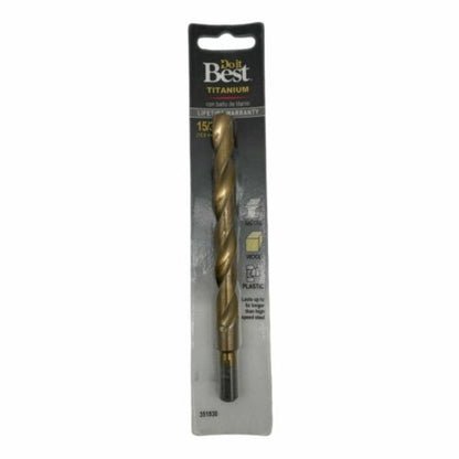 Do it Best Super Hard Gold Colored Titanium 15/32 12mm (Pack of 4) - GOODSZON Discount Store