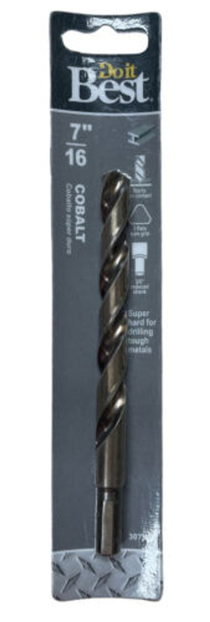 Do it Best 7/16 In. Cobalt Drill Bit 307998 Pack of 3 - GOODSZON Discount Store